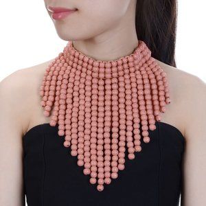 Boho Wooden Beaded Necklace